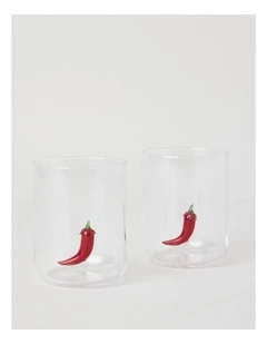 Icon Tumbler Chilli Set of 2 420ml