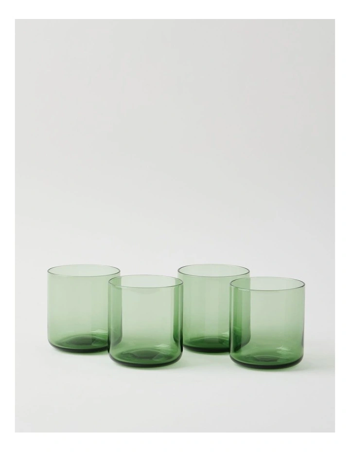 Hinterland Tumbler Set of 4 390ml in Green image 1