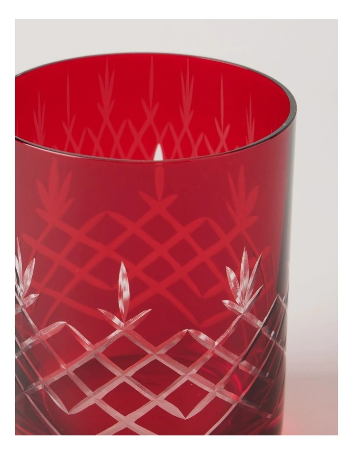 Heirloom Christmas Elouise Tumbler Set of 4 350ml in Red image 4