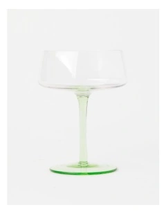 Jordan Martini Glass Set of 4 in Green