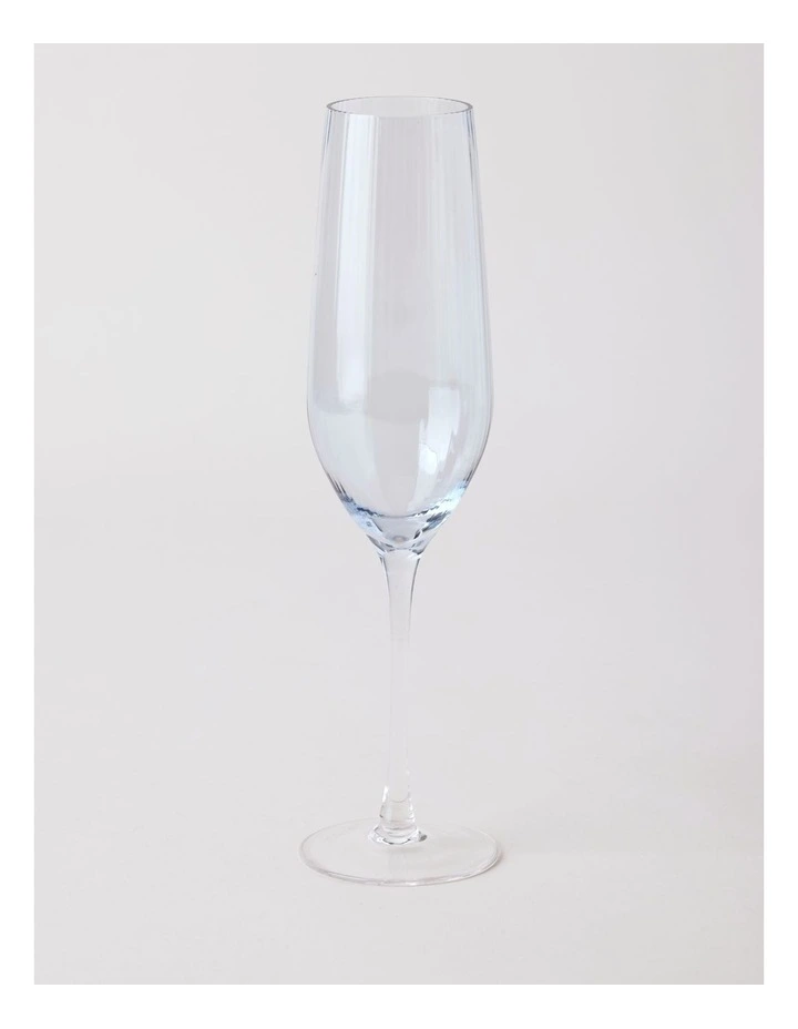 Mediterranean Champagne Flute Set of 4 in Painted Colour image 2