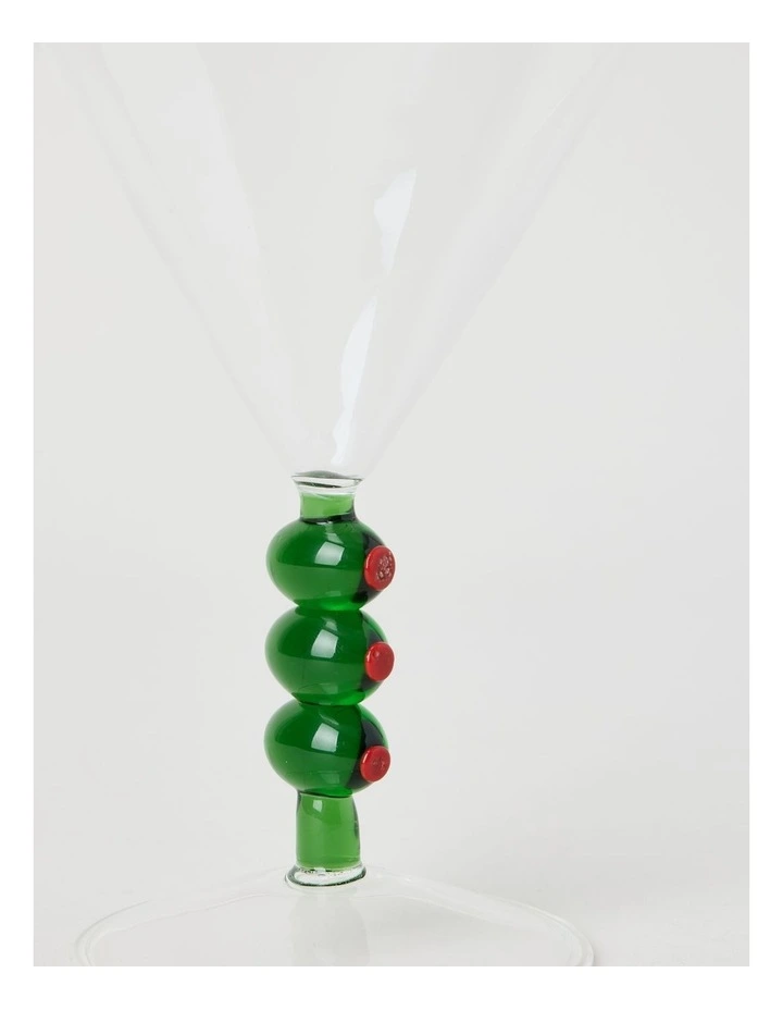 Olive Martini Glass Set of 2 220ml in Clear image 5