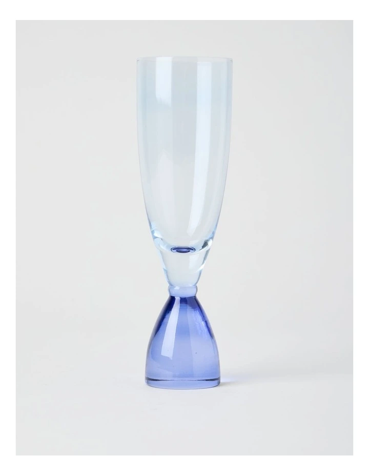 Two Tone Flute Set of 2 250ml in Blue image 3