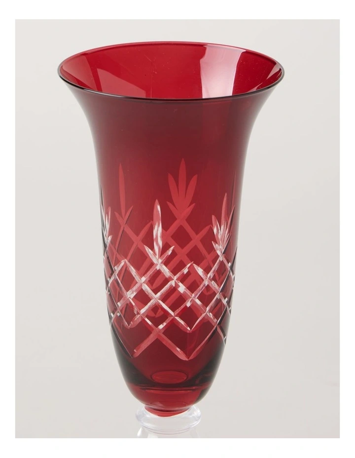 Heirloom Christmas Elouise Champagne Set of 4 140ml in Red image 4