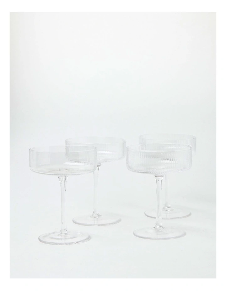 Vue Ritual Clear Martini Glass Set of 4 MYER