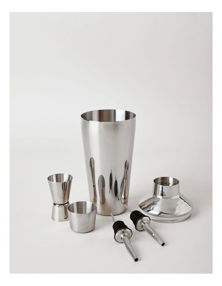 Cocktail Shot Glass Set of 14 in Silver image 3