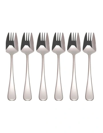 Madison Buffet Fork Set of 6 Piece in Stainless Steel