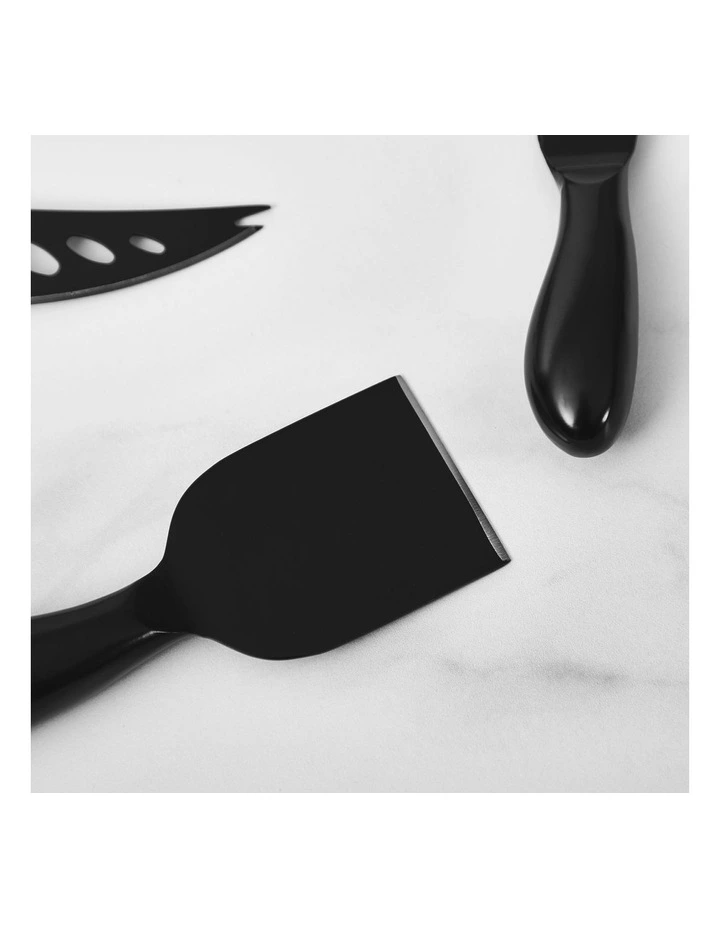 Cheese Knives Set Of 6 in Black image 5