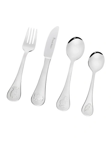 Children's Cutlery 4 Piece Set - Australian Animals