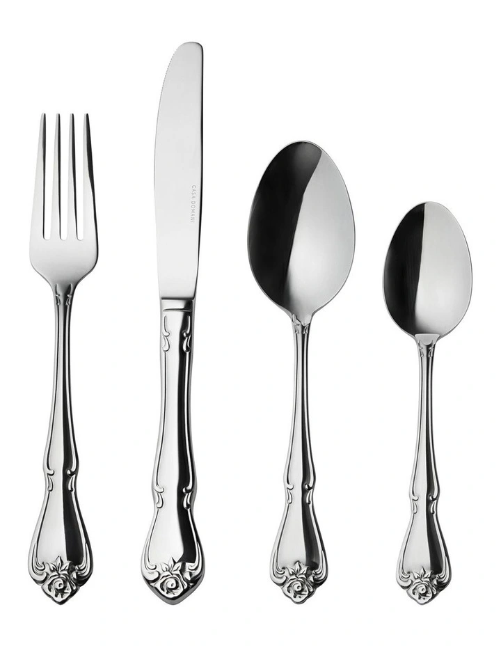 Rosabella Cutlery Set 16 Piece in Stainless Steel image 1