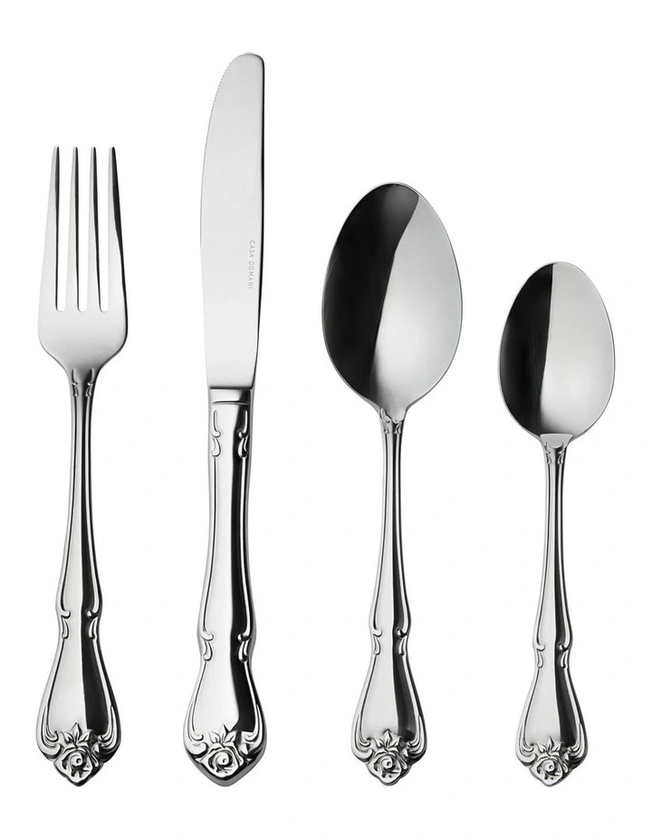 Rosabella Cutlery Set 24 Piece in Stainless Steel image 1