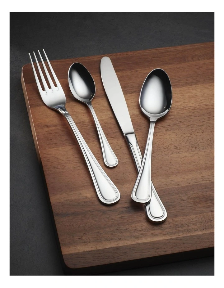 Barcelona Cutlery Set 16 Piece in Silver image 2