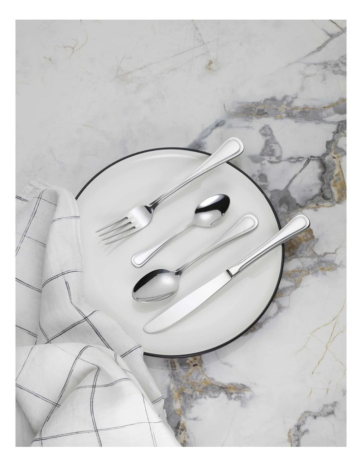 Barcelona Cutlery Set 16 Piece in Silver image 3