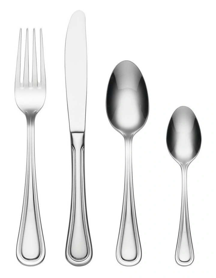 Barcelona Cutlery Set 24 Piece in Stainless Steel image 1