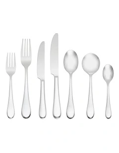 Icarus Cutlery Set 56 Piece in Stainless Steel