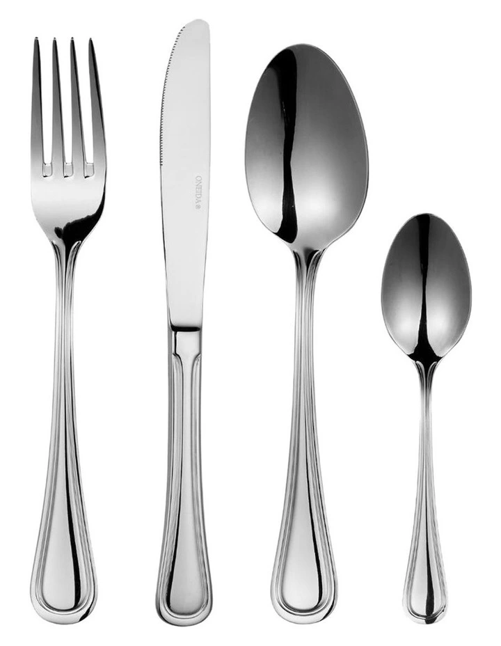 Voss Cutlery Set 24 Piece in Stainless Steel image 1