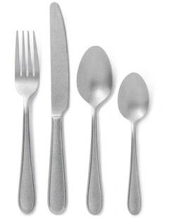 Big Love Classic Cutlery Set 16 Pieces in Silver