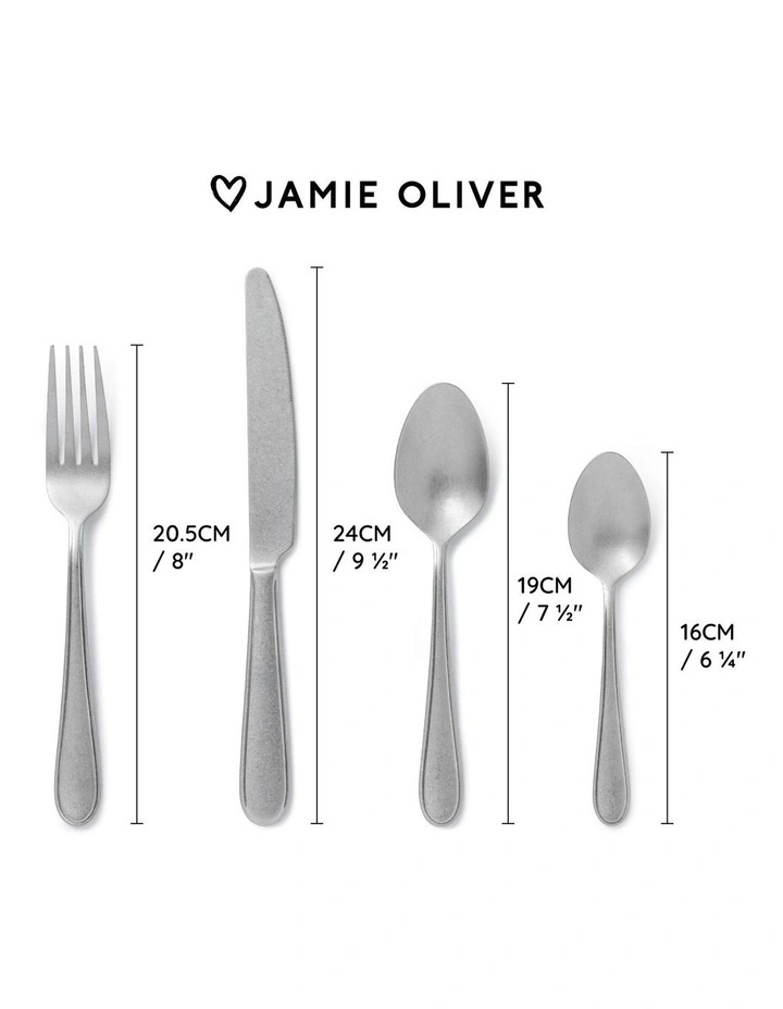 Big Love Classic Cutlery Set 16 Pieces in Silver image 6