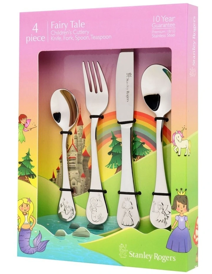 Childrens Fairy Tale 4 Pieces Set in Silver image 2