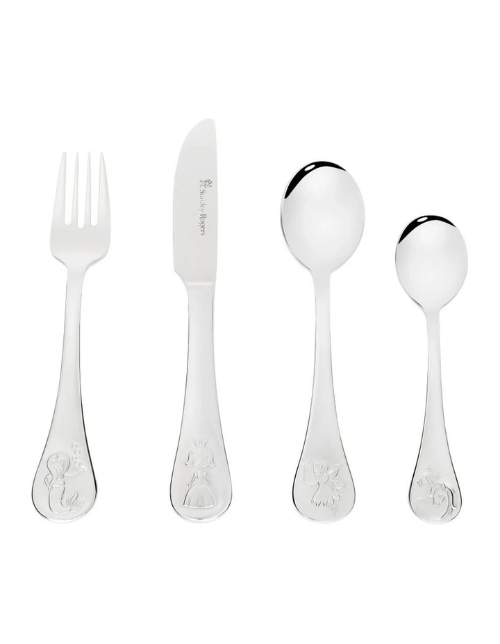 Childrens Fairy Tale 4 Pieces Set in Silver image 4