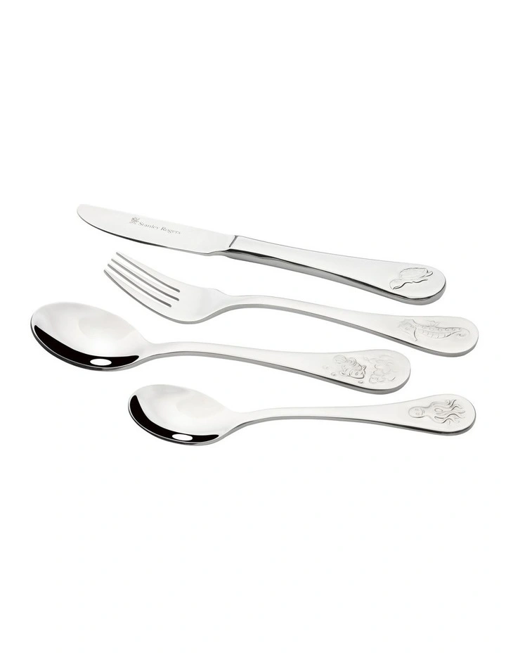 Childrens Sea 4 Pieces Set in Silver image 3