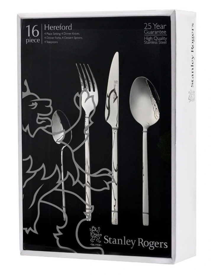 Hereford Stainless Steel 18/0 16pc Cutlery set image 4