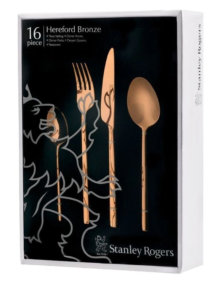 Hereford Bronze 18/0 16pc Cutlery Set image 4