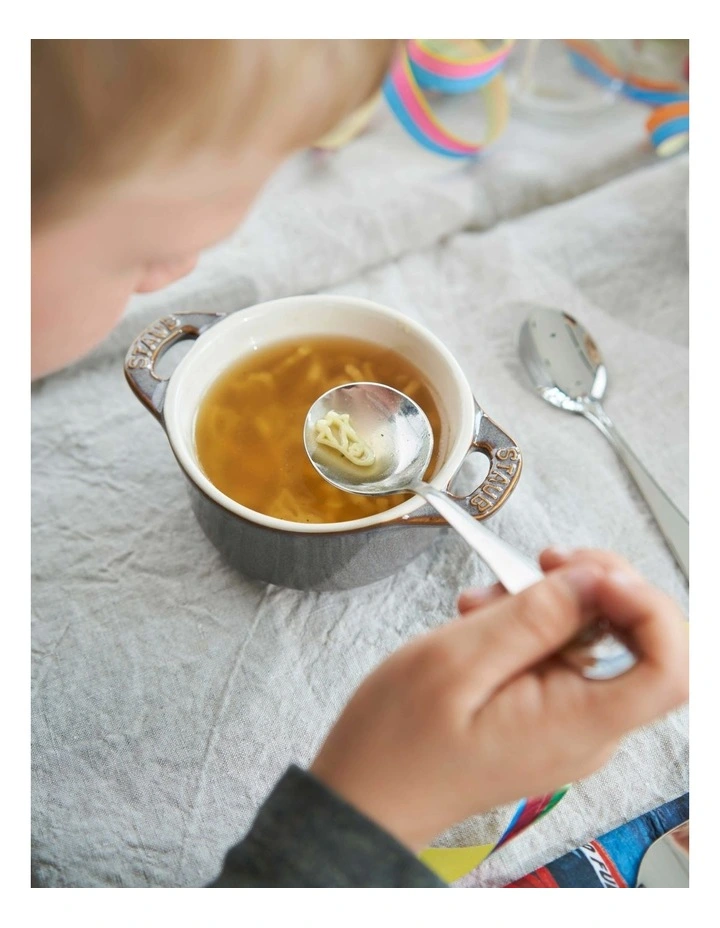 Children's Cutlery Bino Set of 4 in Silver image 5