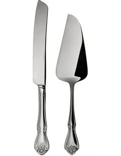 Rosabella Cake Serving 2 Piece in Silver