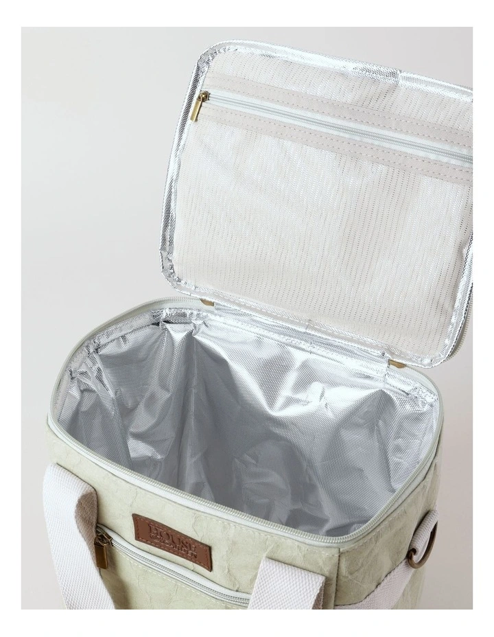 Hinterland Washed Paper Picnic Bag in Sea Moss/Taupe image 4