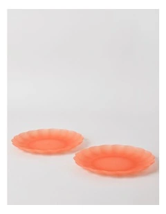 Petals Side Plate Set of 2 in Pink