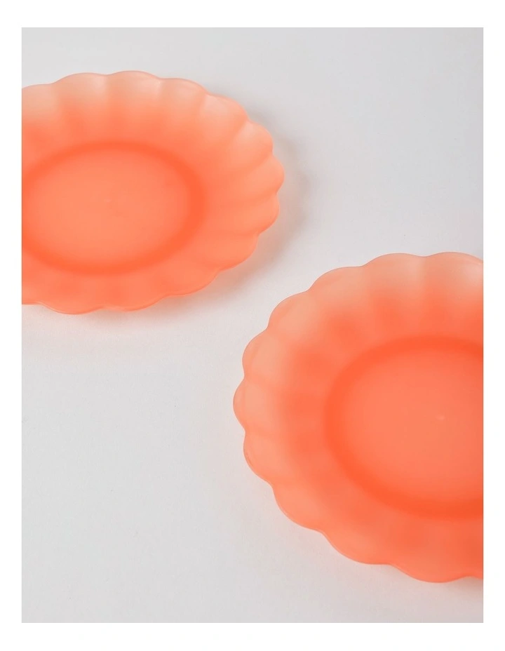 Petals Side Plate Set of 2 in Pink image 2