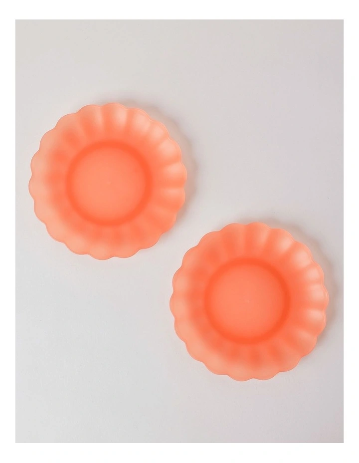 Petals Side Plate Set of 2 in Pink image 3