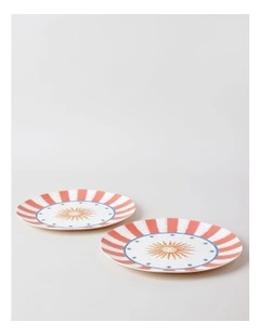 Sunshine Dinner Plate Set of 2 in Multi