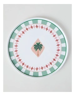 Tropical Picnic Palm Tree Dinner Plate