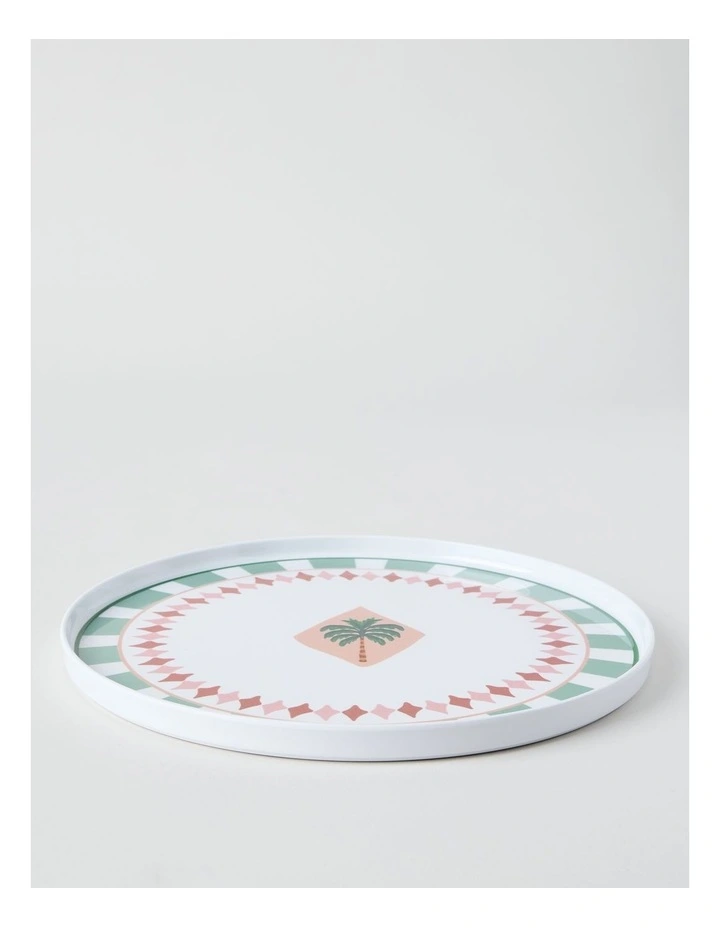 Tropical Picnic Palm Tree Dinner Plate image 3