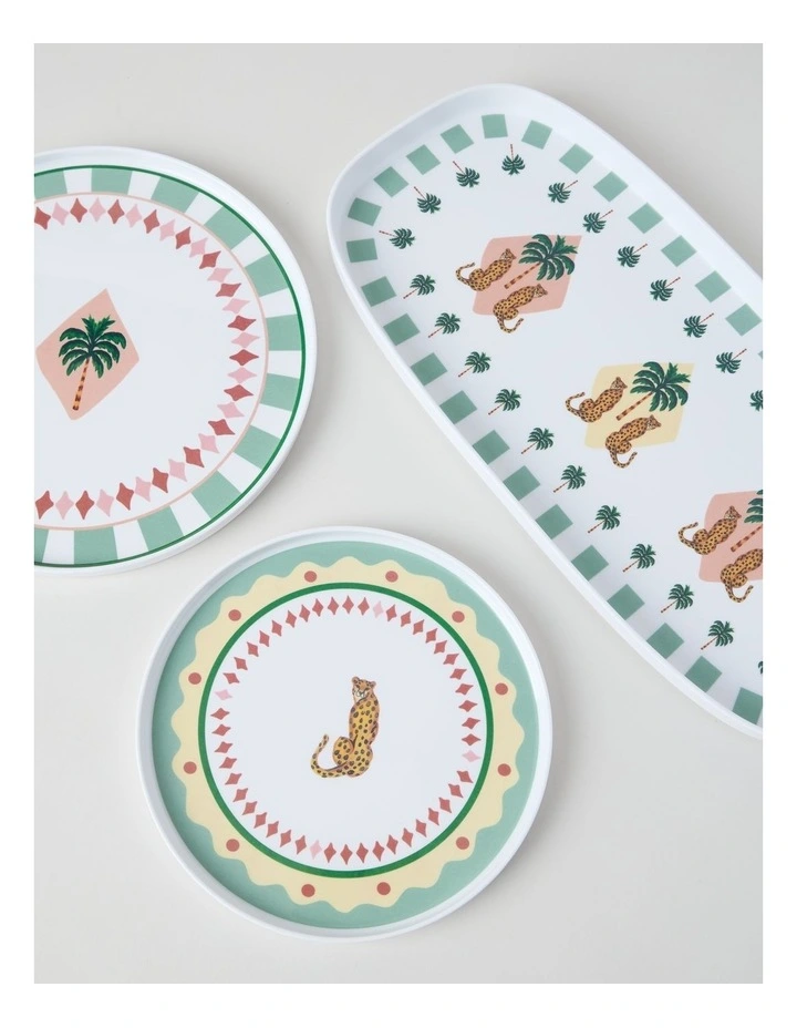 Tropical Picnic Palm Tree Dinner Plate image 4