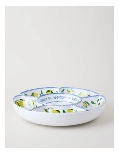 Citrus Chip and Dip Lazy Susan