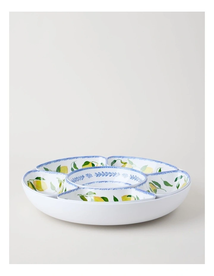 Citrus Chip and Dip Lazy Susan image 1