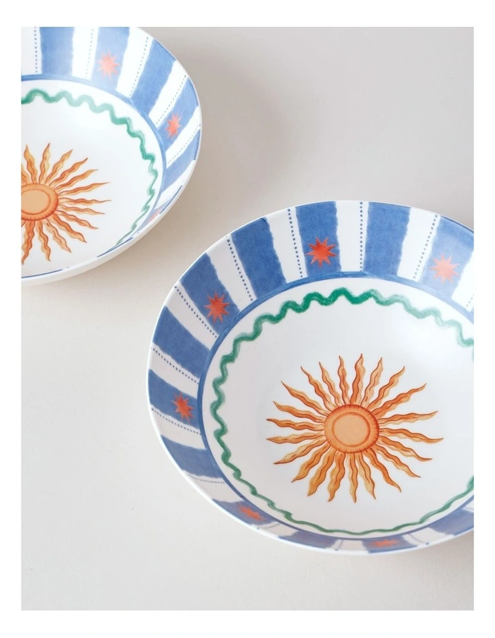 Sunshine Bowl Set of 2 in Multi image 3