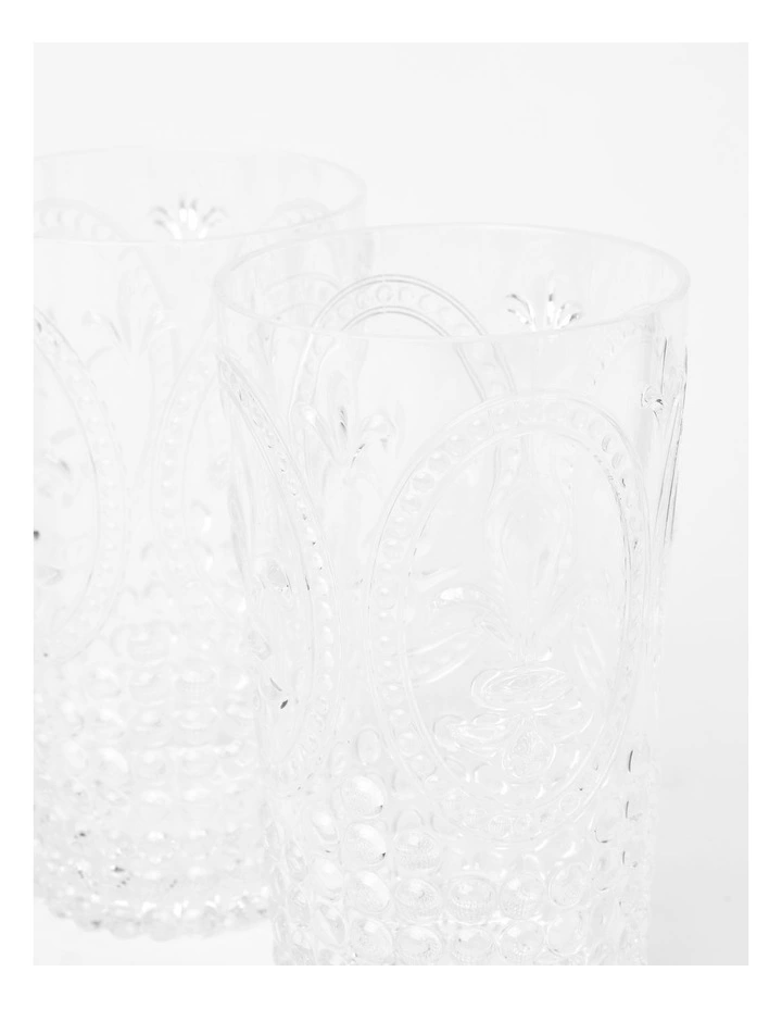 Mediterranean Hi Ball Cup Set of 2 in Clear image 2