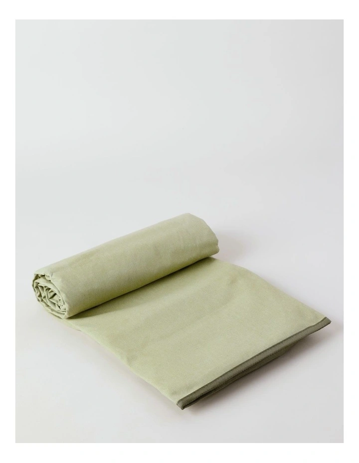 Hinterland Picnic Blanket with Shoulder Strap Large in Sea Moss image 2