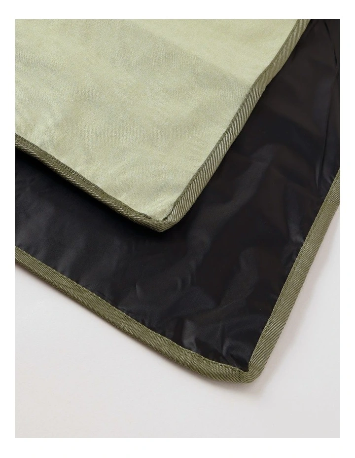 Hinterland Picnic Blanket with Shoulder Strap Large in Sea Moss image 5