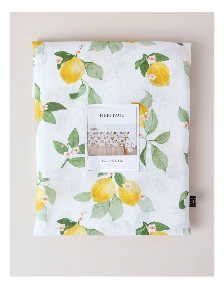 Lemon Tablecloth 150x220cm in Multi image 3