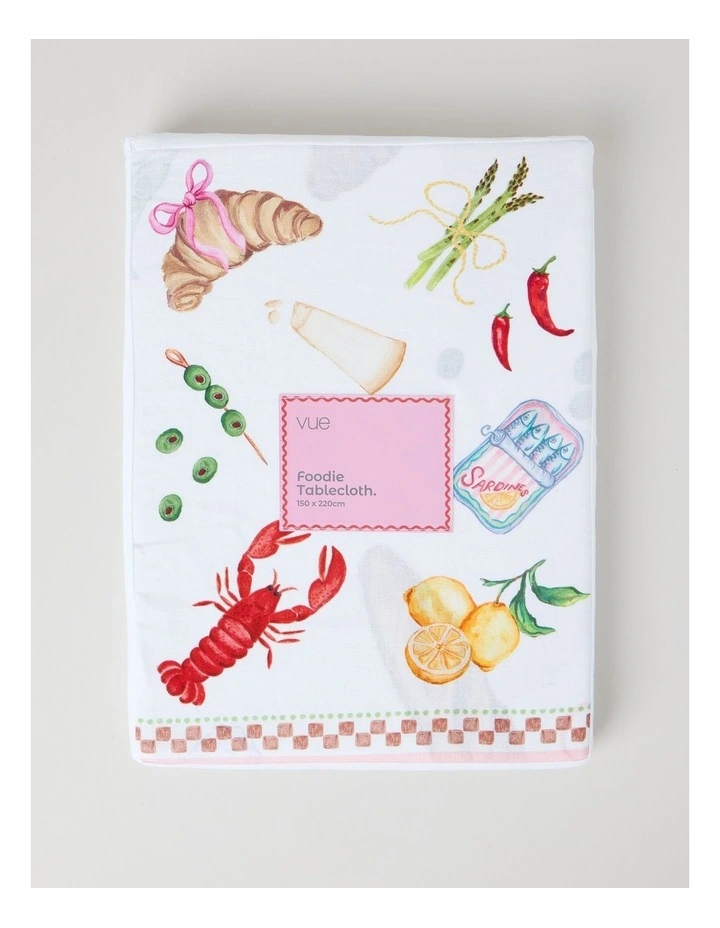 Foodie Tablecloth 150 x 220cm image 1