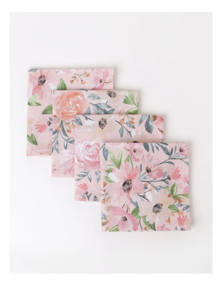 Tea Party Napkin Set of 4 40x40cm in Multicolour image 2