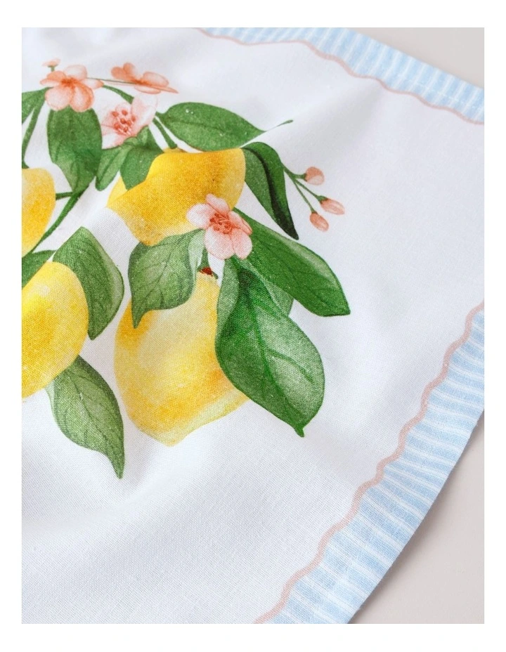 Lemon Napkin Set of 4 40x40cm in Multi image 3