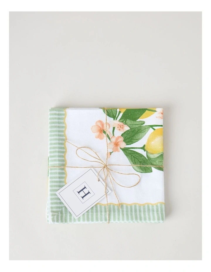Lemon Napkin Set of 4 40 x 40cm image 2