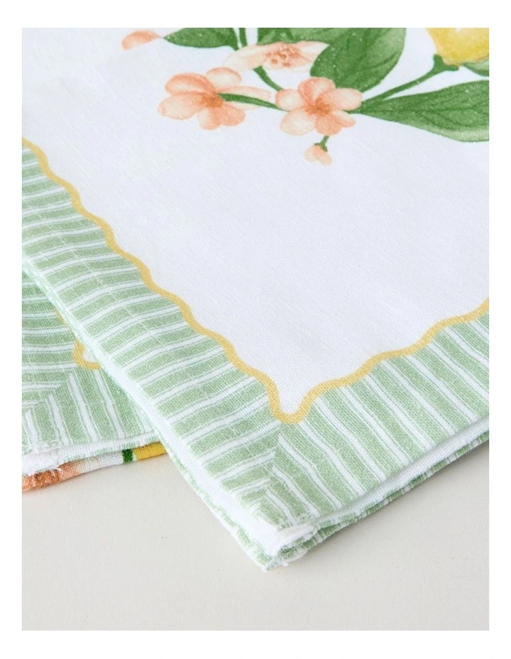 Lemon Napkin Set of 4 40 x 40cm image 4