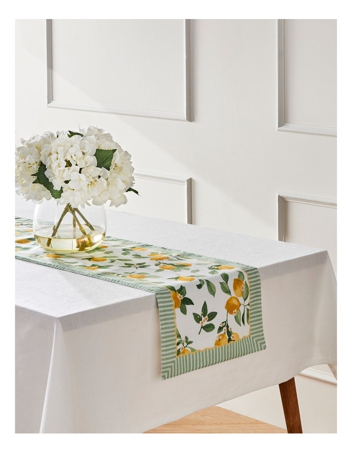 Lemon Table Runner 33 x 180cm image 1